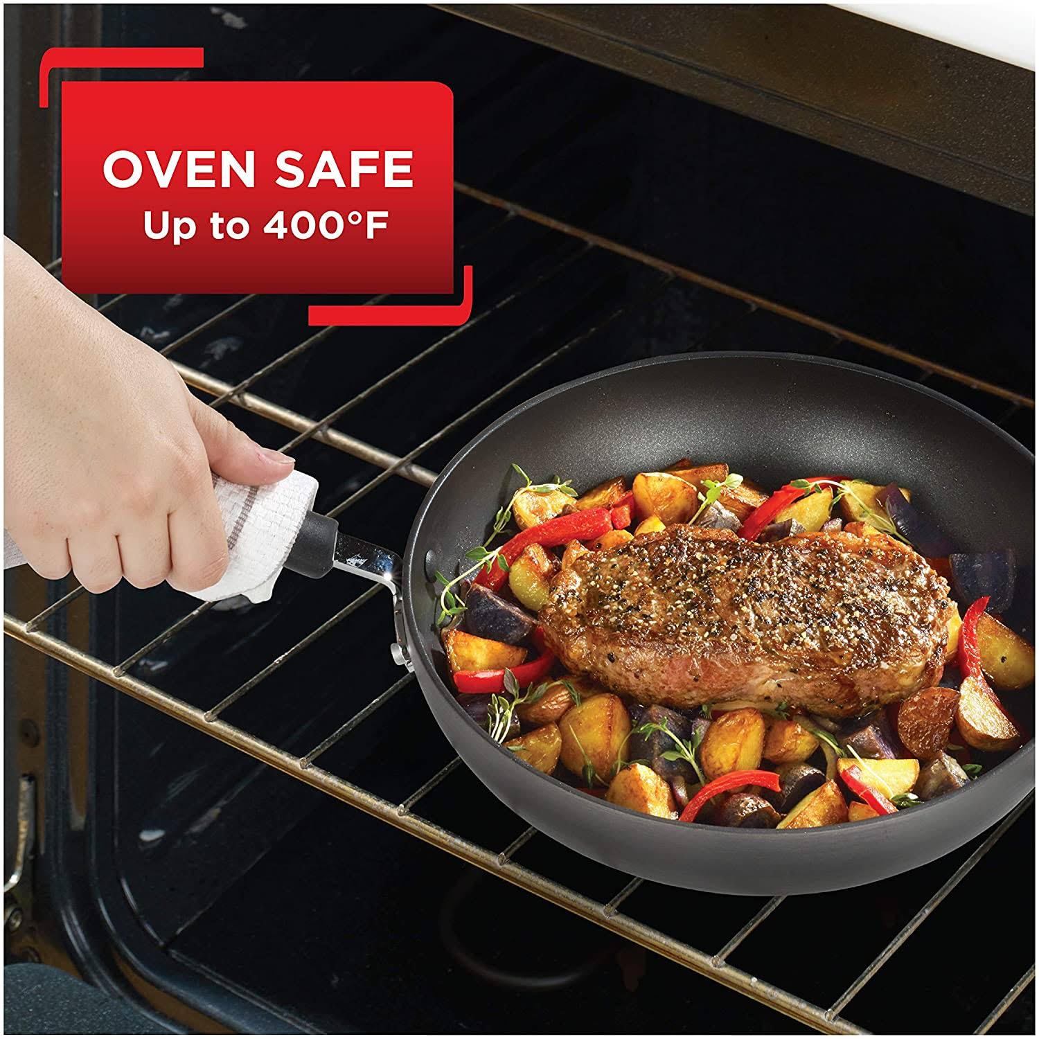 TFal Ultimate Hard Anodized Nonstick 12 inch Covered Saute Pan