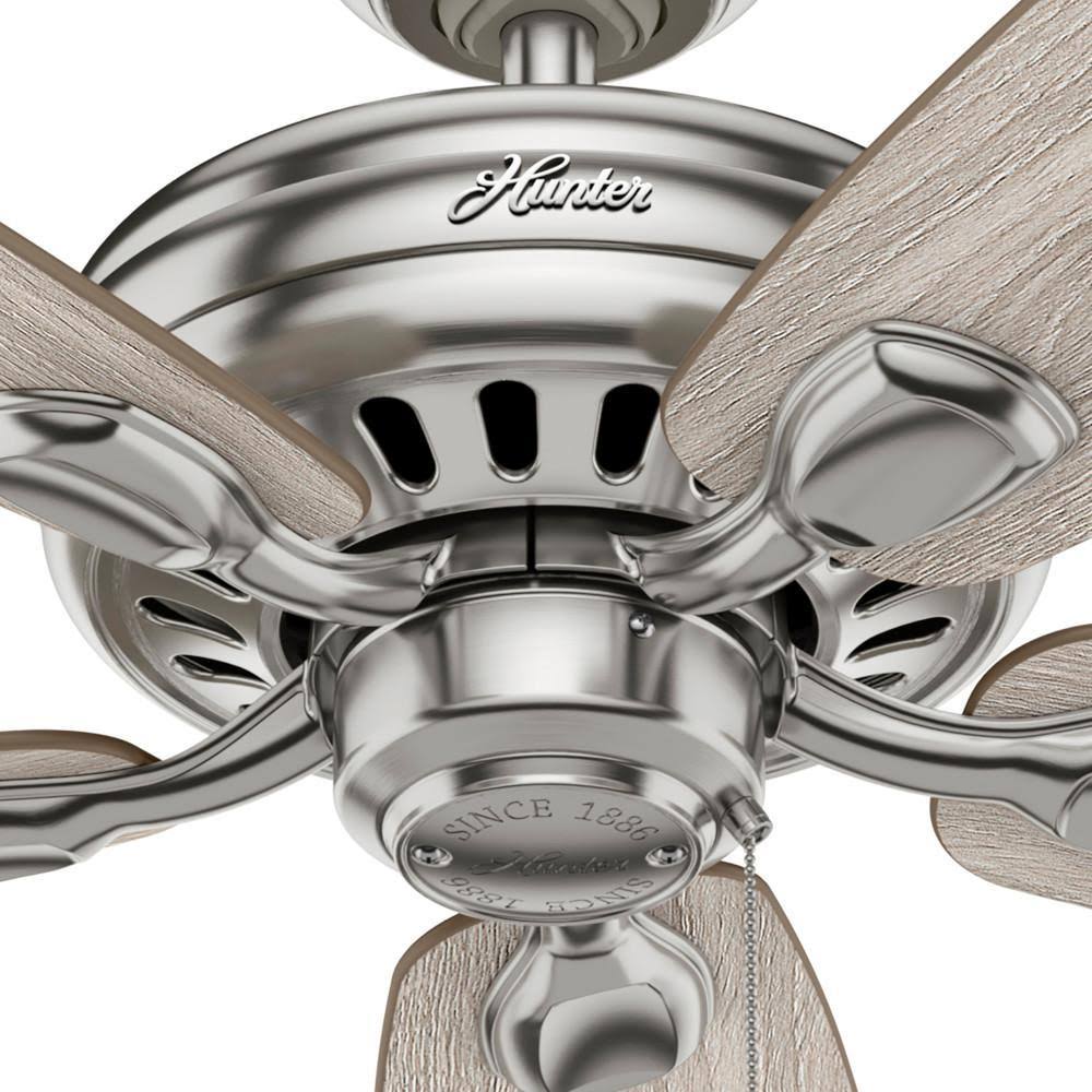 Hunter Stratford 52 in. Indoor Brushed Nickel Ceiling Fan 50686