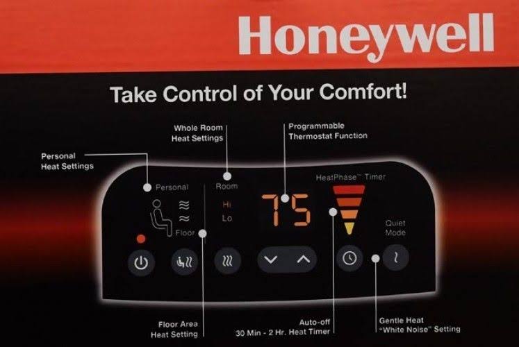 Honeywell HCE845B Heat Genius Ceramic Space Heater Black Wellnestcares