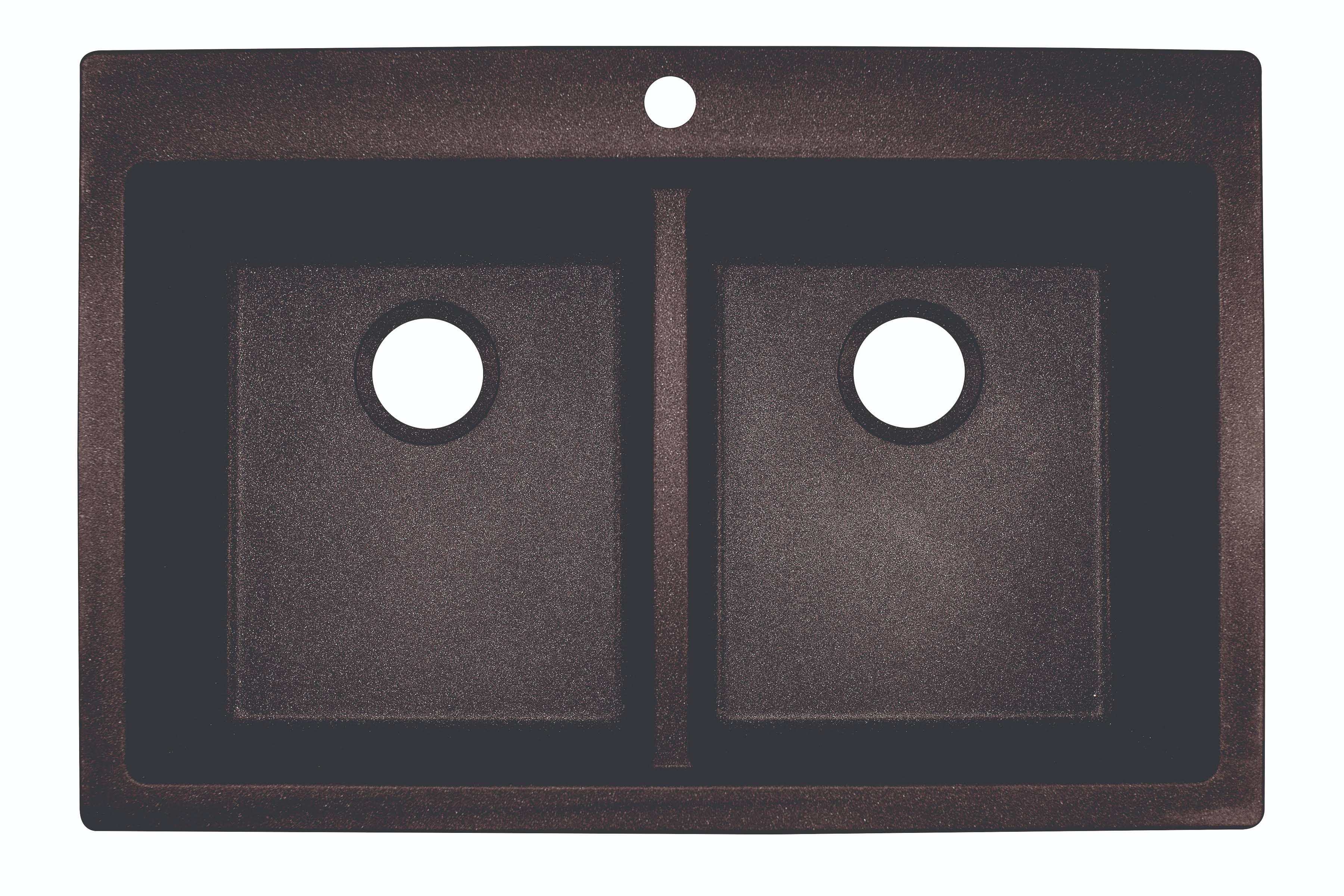 Franke Primo DIG62D91MOC Double Bowl Granite Kitchen Sink Mocha