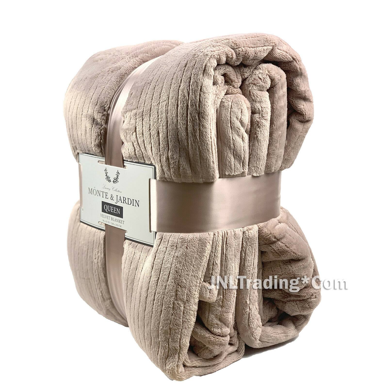 Monte u0026 Jardin Etched Blanket Grey (Queen) Wellnestcares