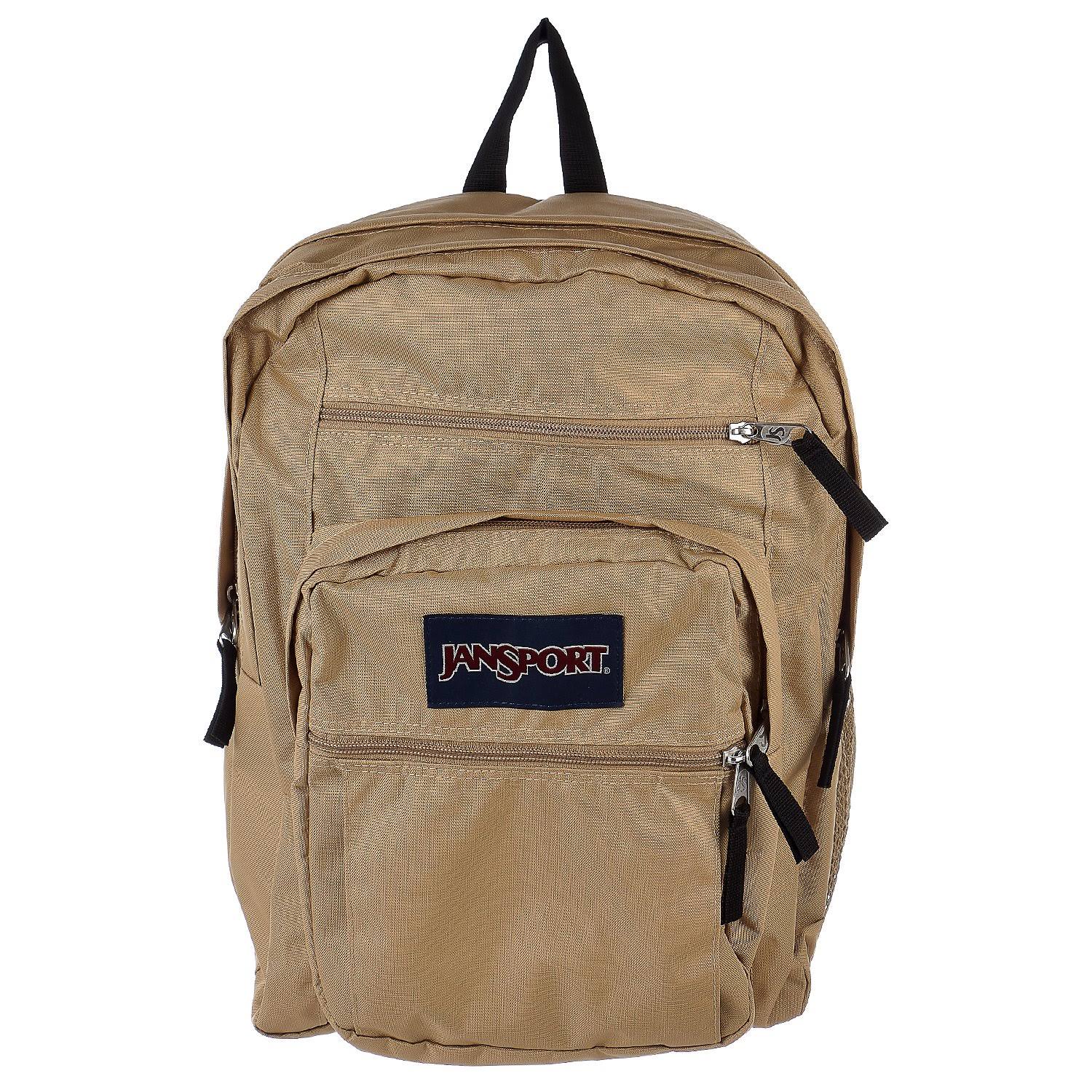 JanSport Big Student Backpack Field Tan Wellnestcares
