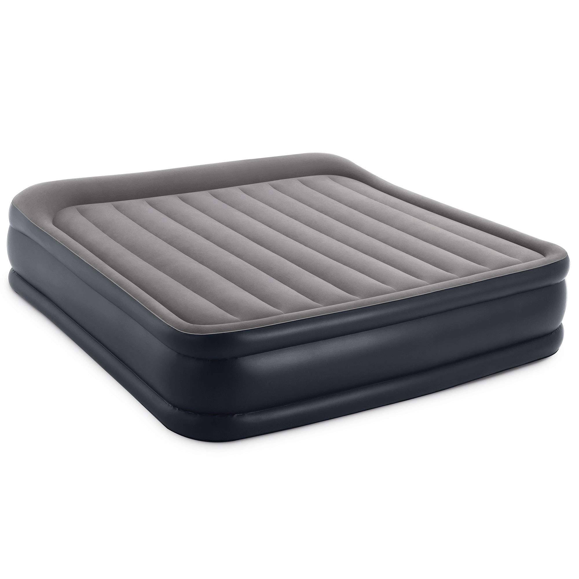 Intex Dura Beam Deluxe Raised Blow Up Mattress Air Bed with Built in