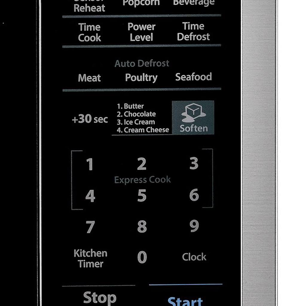SMC1443CM Sharp 1.4 Cu. ft. 1000W Black Carousel Countertop Microwave