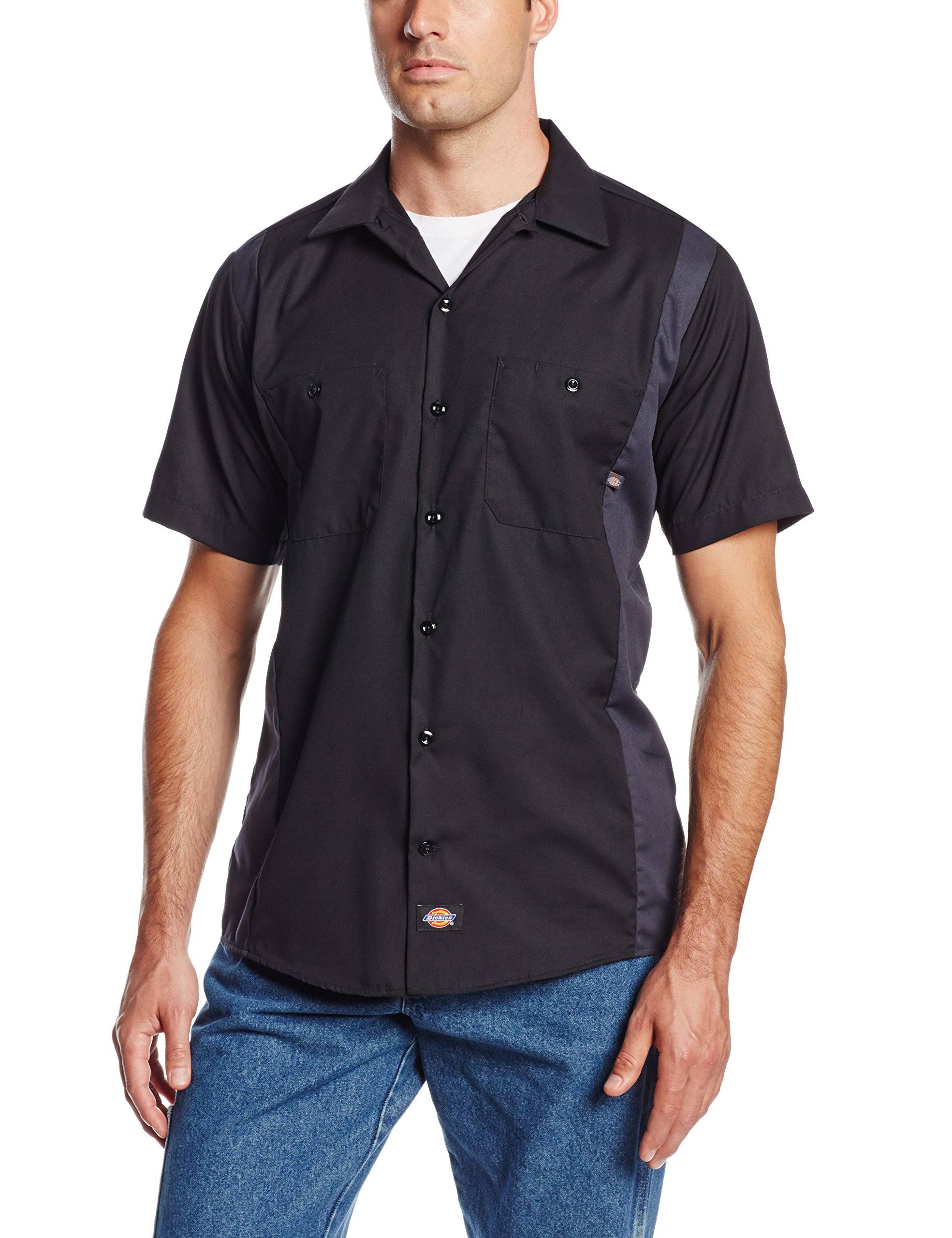 Dickies - Industrial Color Block Short Sleeve Shirt - Wellnestcares