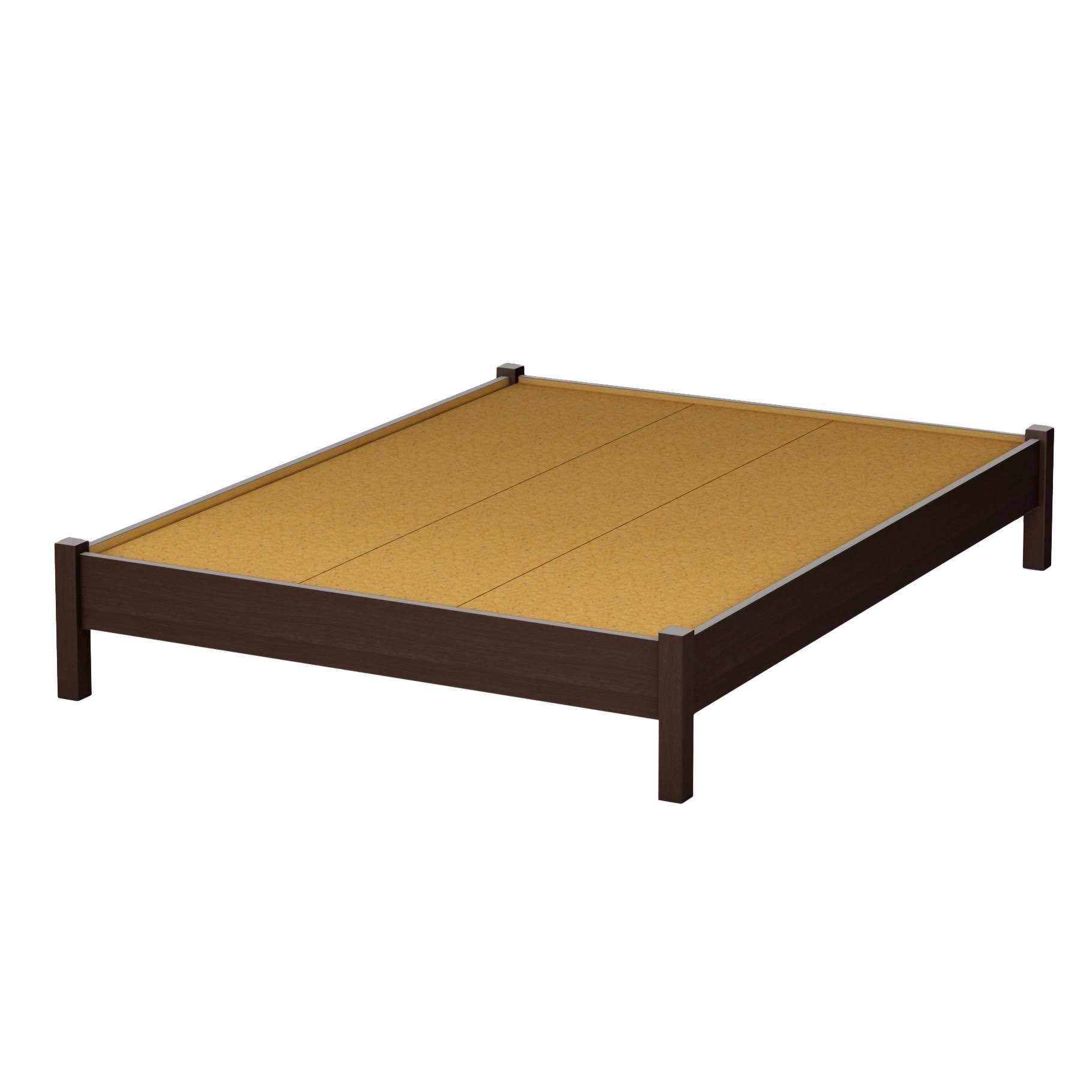 Step One Platform Bed Full Chocolate South Shore Wellnestcares