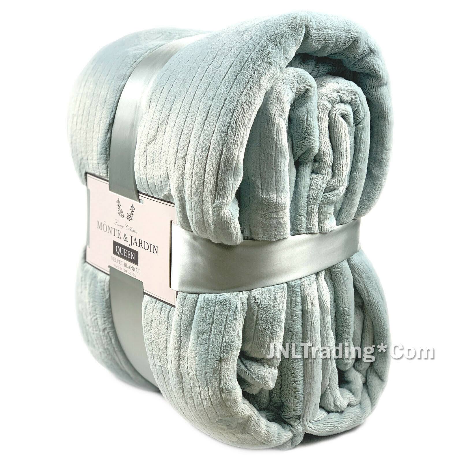 Monte u0026 Jardin Etched Blanket Grey (Queen) Wellnestcares