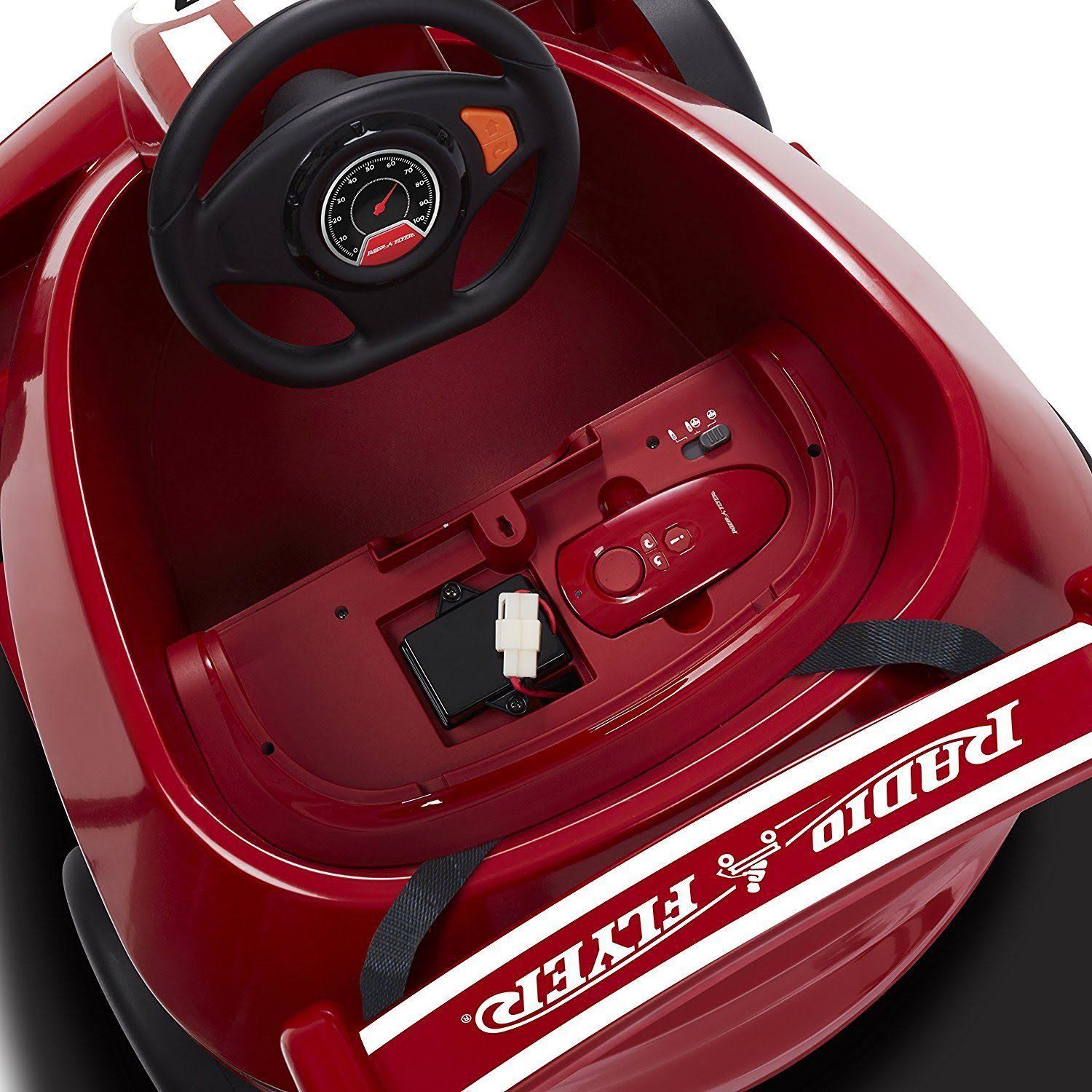 Radio Flyer Grow with Me Racer Battery Powered Ride on with Parent