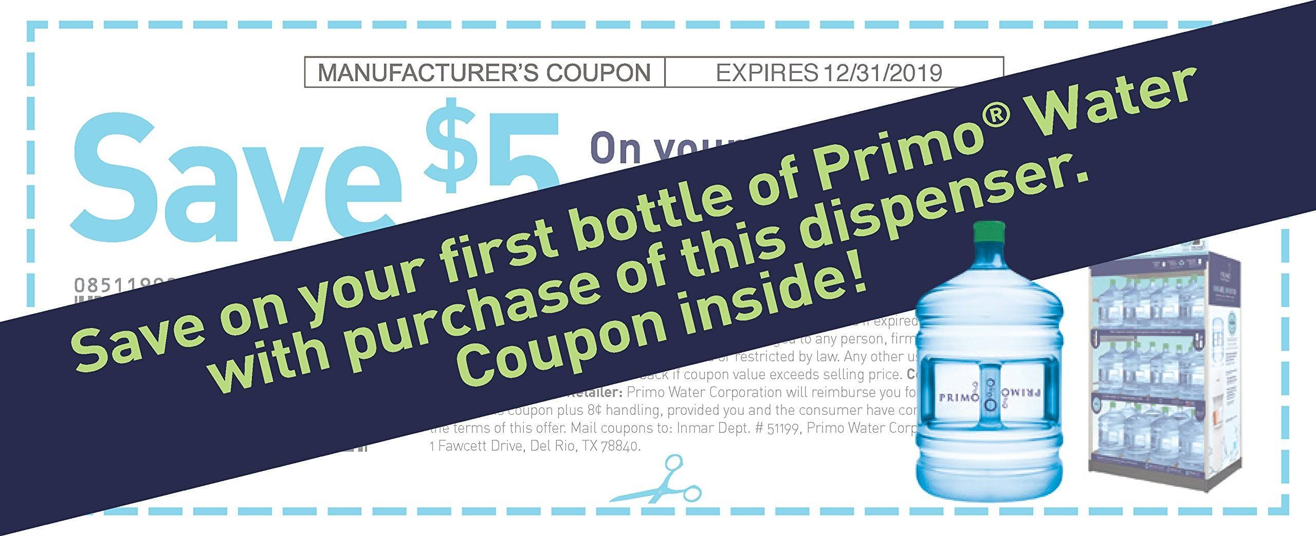 Primo Deluxe Bottom Loading Water Dispenser Black Wellnestcares