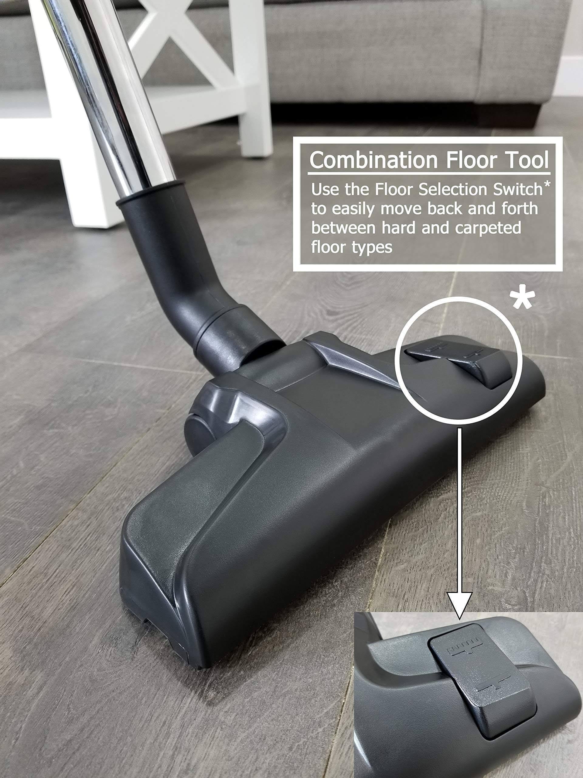 ProLux Tritan Canister Vacuum HEPA Sealed Hard Floor Vacuum with