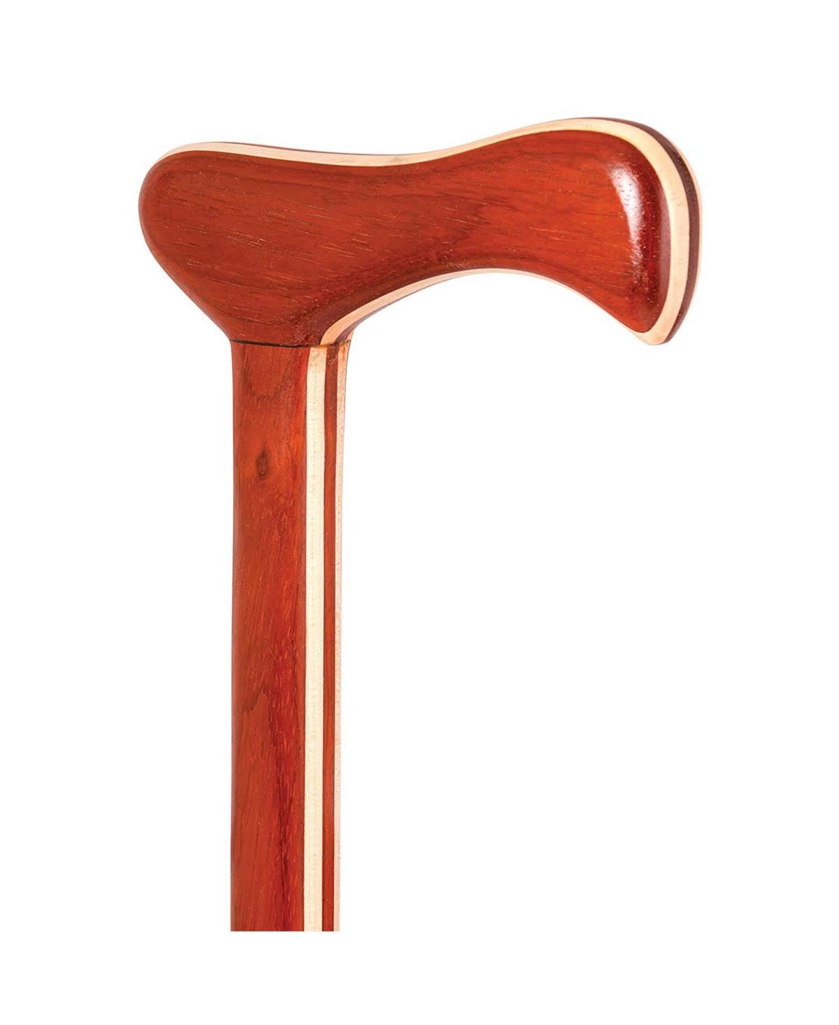 Brazos Twisted Laminated Padauk Maple Exotic Wood Walking Cane