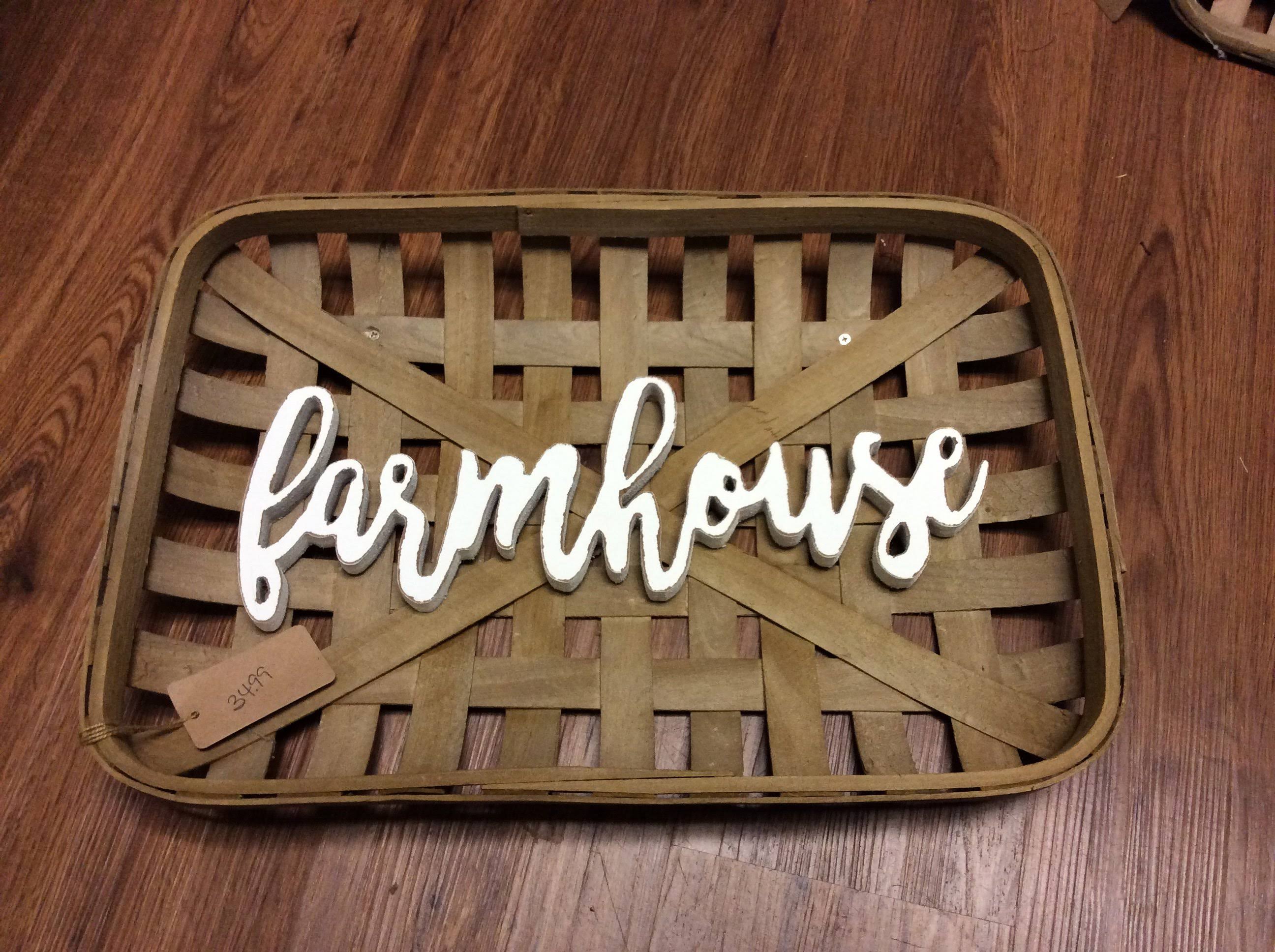 Farmhouse Tobacco Basket Wall Art Wellnestcares
