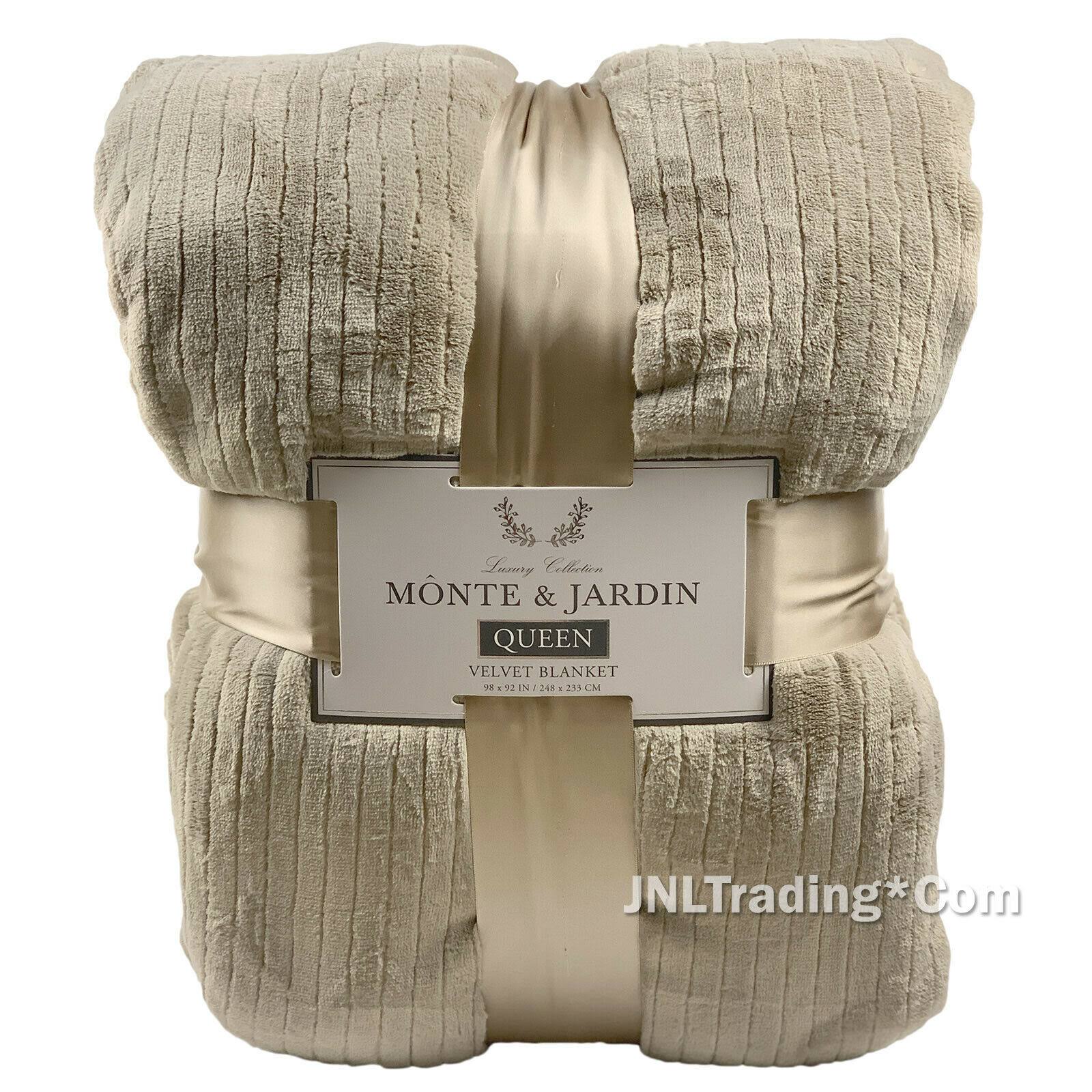 Monte u0026 Jardin Etched Blanket Grey (Queen) Wellnestcares