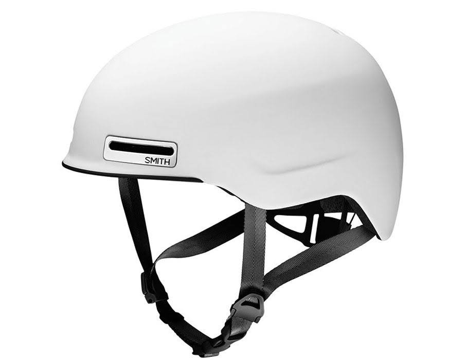 Smith Maze Medium Matte White Bike Helmet Wellnestcares