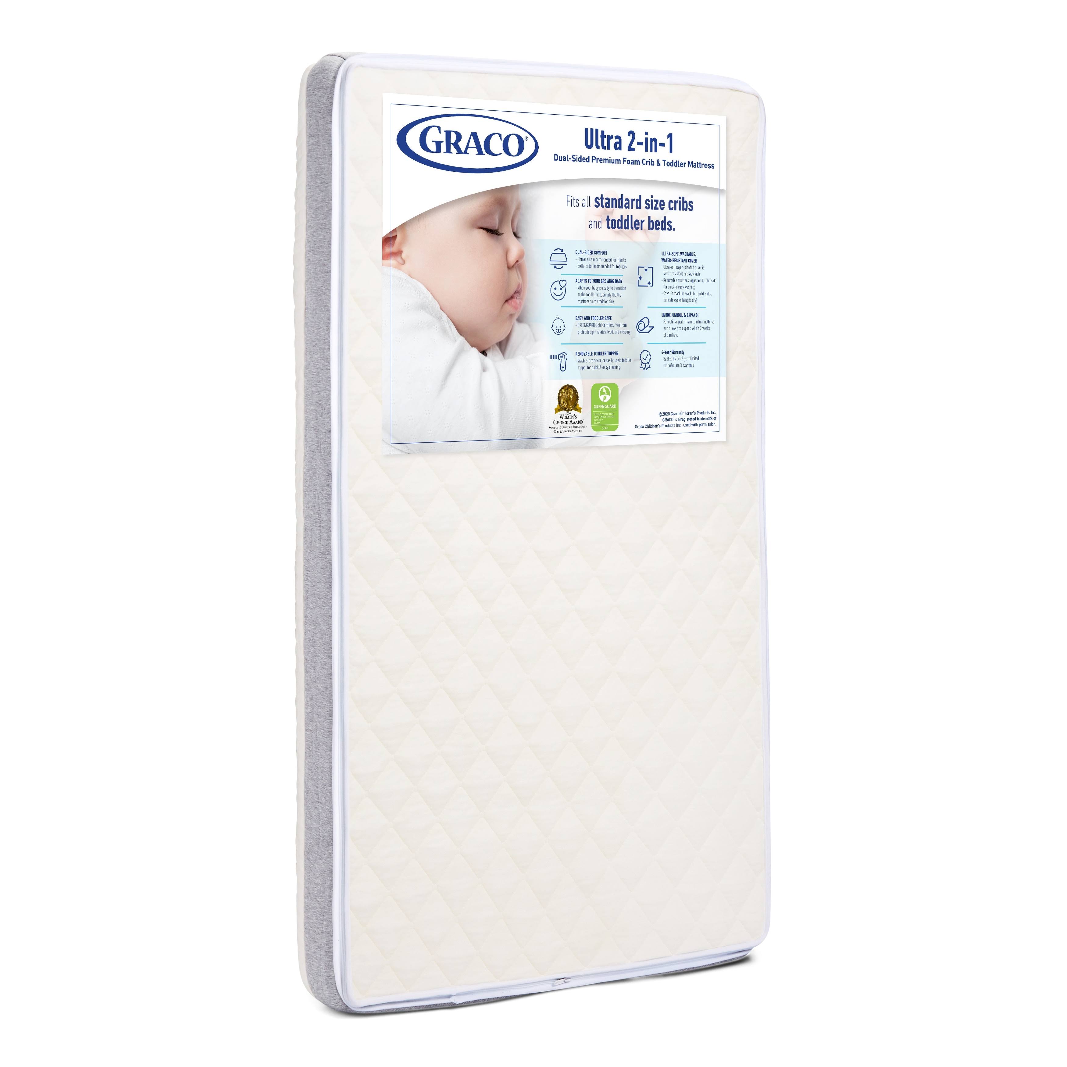 Graco Ultra Premium 2-in-1 Crib and Toddler Mattress - Wellnestcares