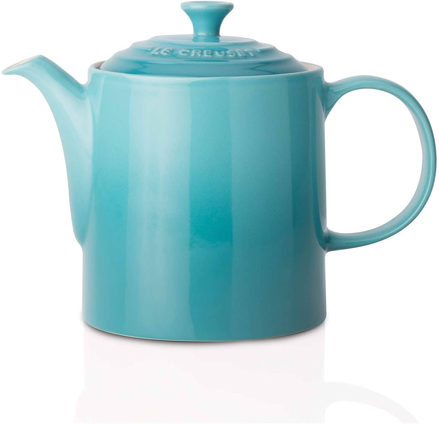 Le Creuset Stoneware Grand Teapot, 1.3L Teal Green Wellnestcares