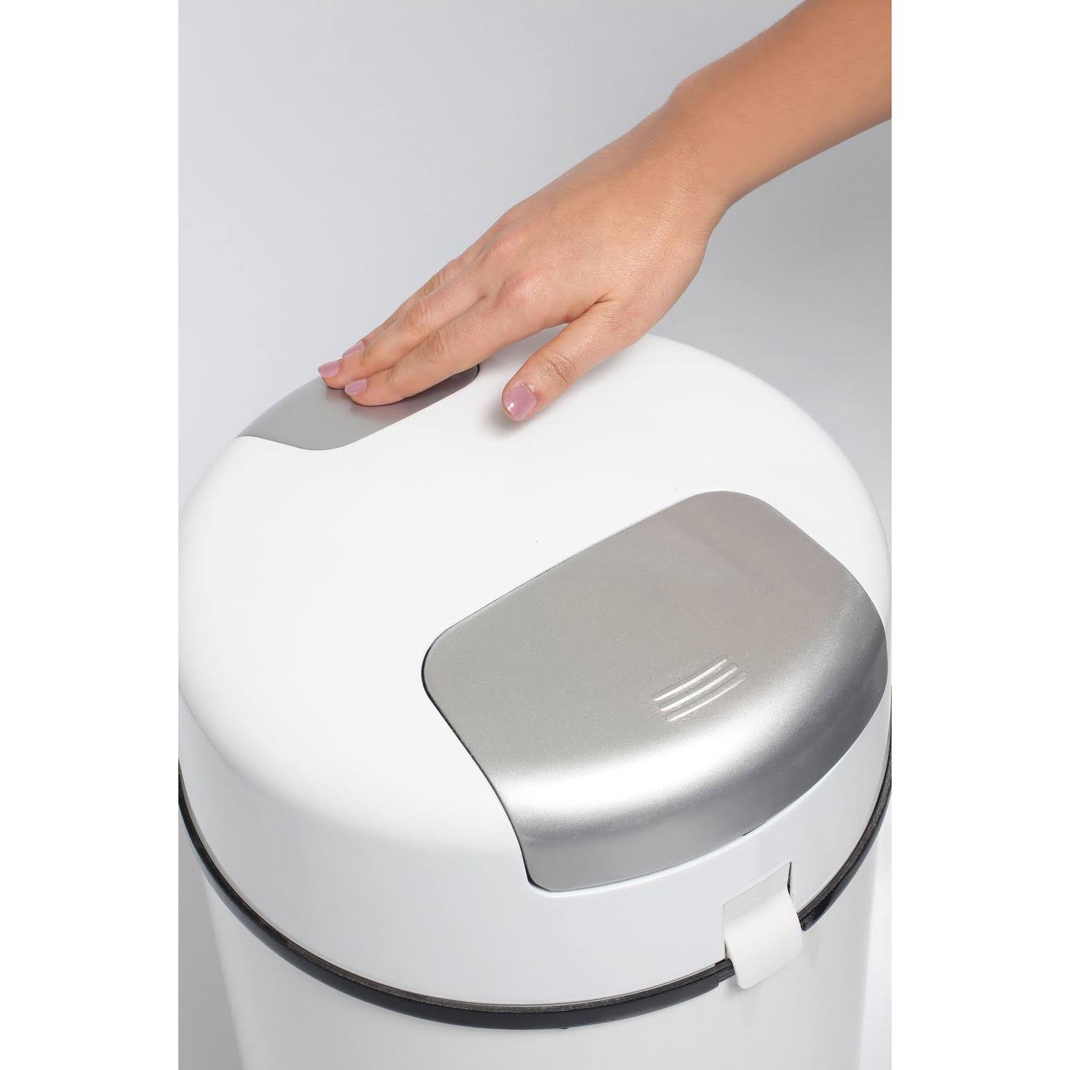 Bubula Steel Diaper Pail (Grey) Wellnestcares