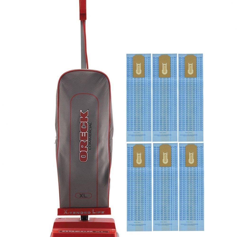 Oreck Commercial U2000R1 120 V Red/Gray Upright Vacuum Bundle with