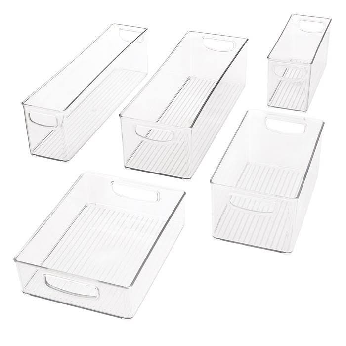 iDesign Linus Kitchen Bin Starter Kit, 18Piece Set Wellnestcares