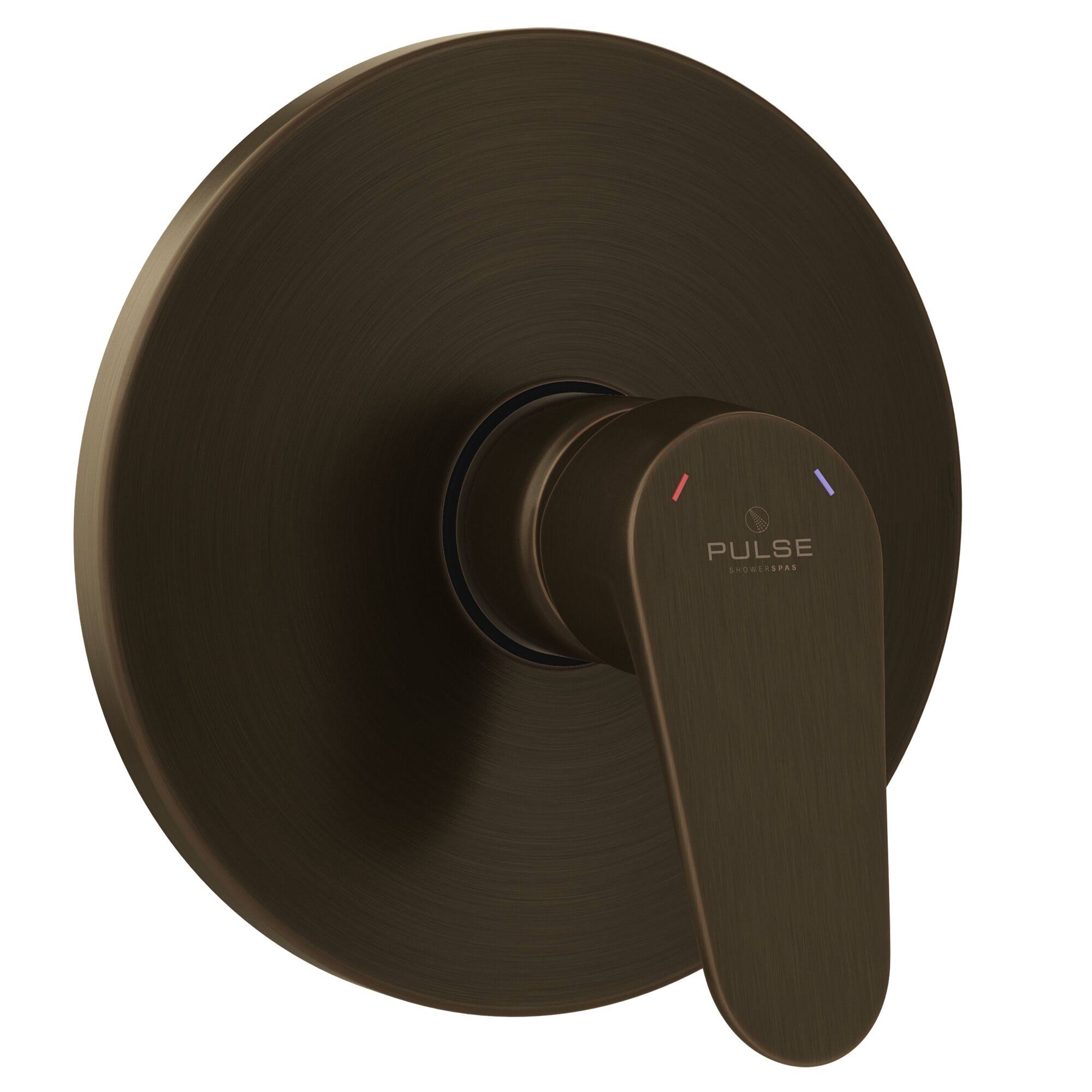 Pulse ShowerSpas Pressure Balance Valve with Trim Kit in Oil Rubbed