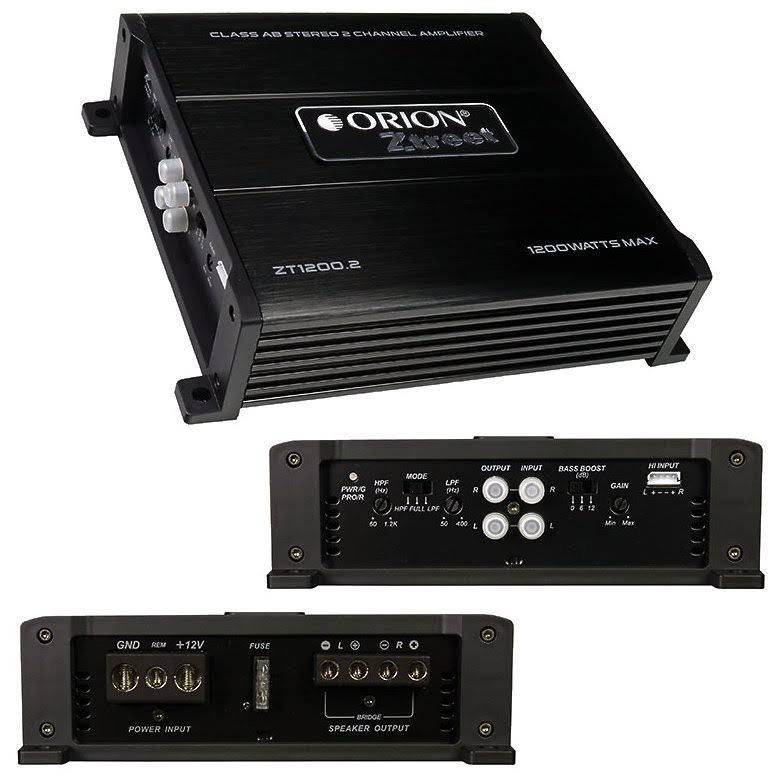 Orion ZO10002 1000 Watt 2 Channel Ztreet Amplifier Wellnestcares