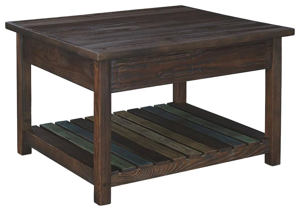 Signature Design Mestler Rustic Brown LiftTop Coffee Table by Ashley