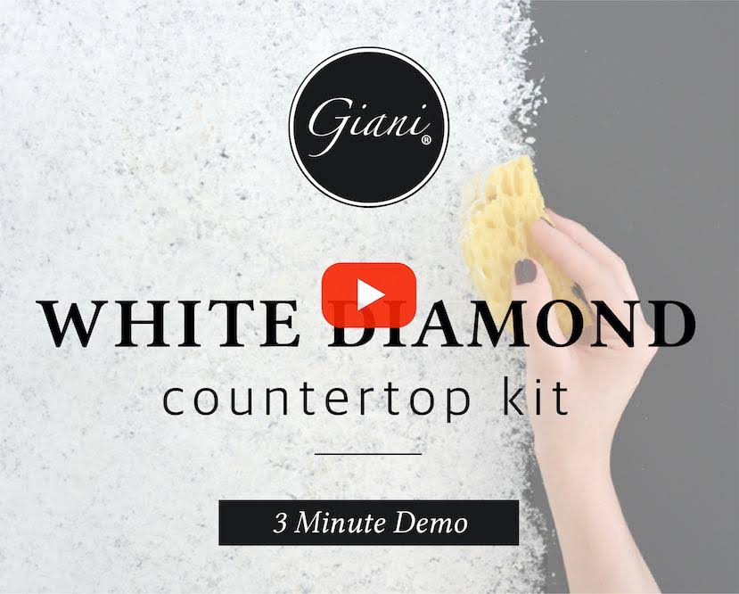 Giani Granite Countertop Paint Kit 2.0 100 Acrylic (White Diamond) Wellnestcares