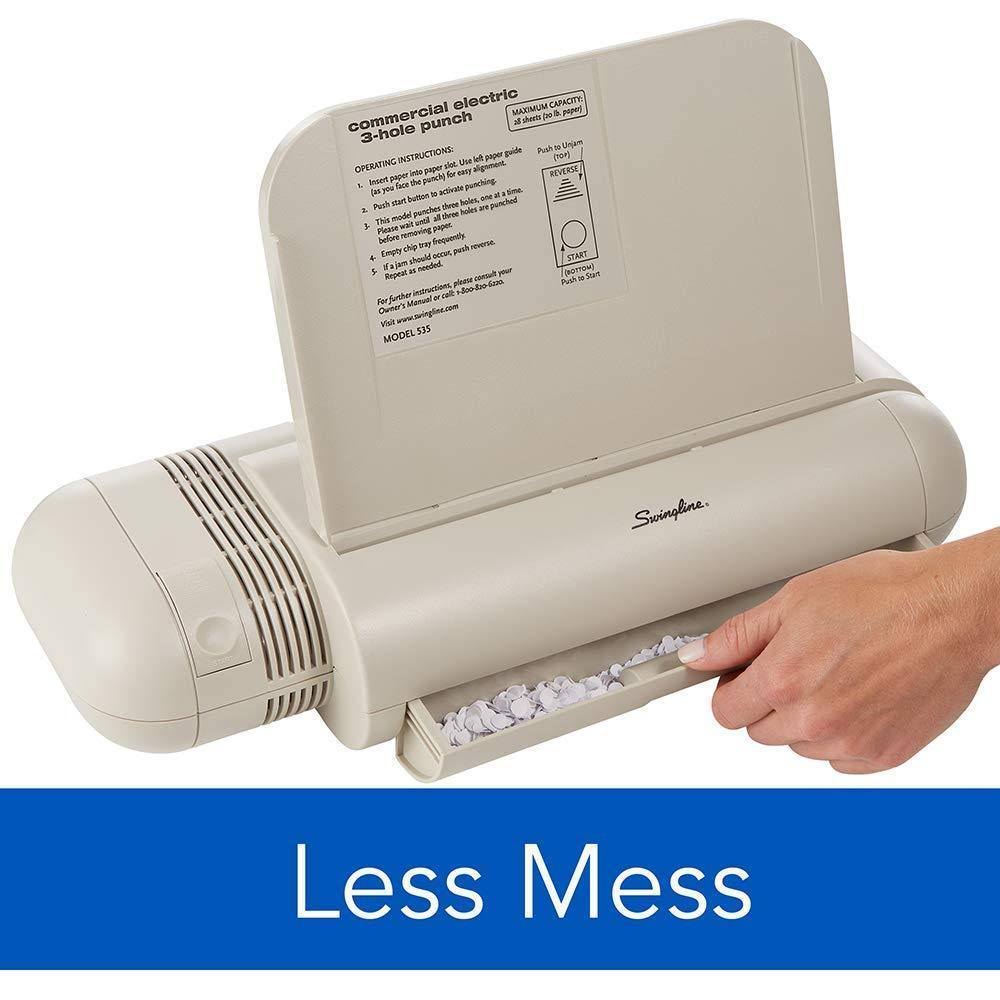 Swingline Electric 3 Hole Punch, Commercial Hole Puncher, 28 Sheet... Wellnestcares