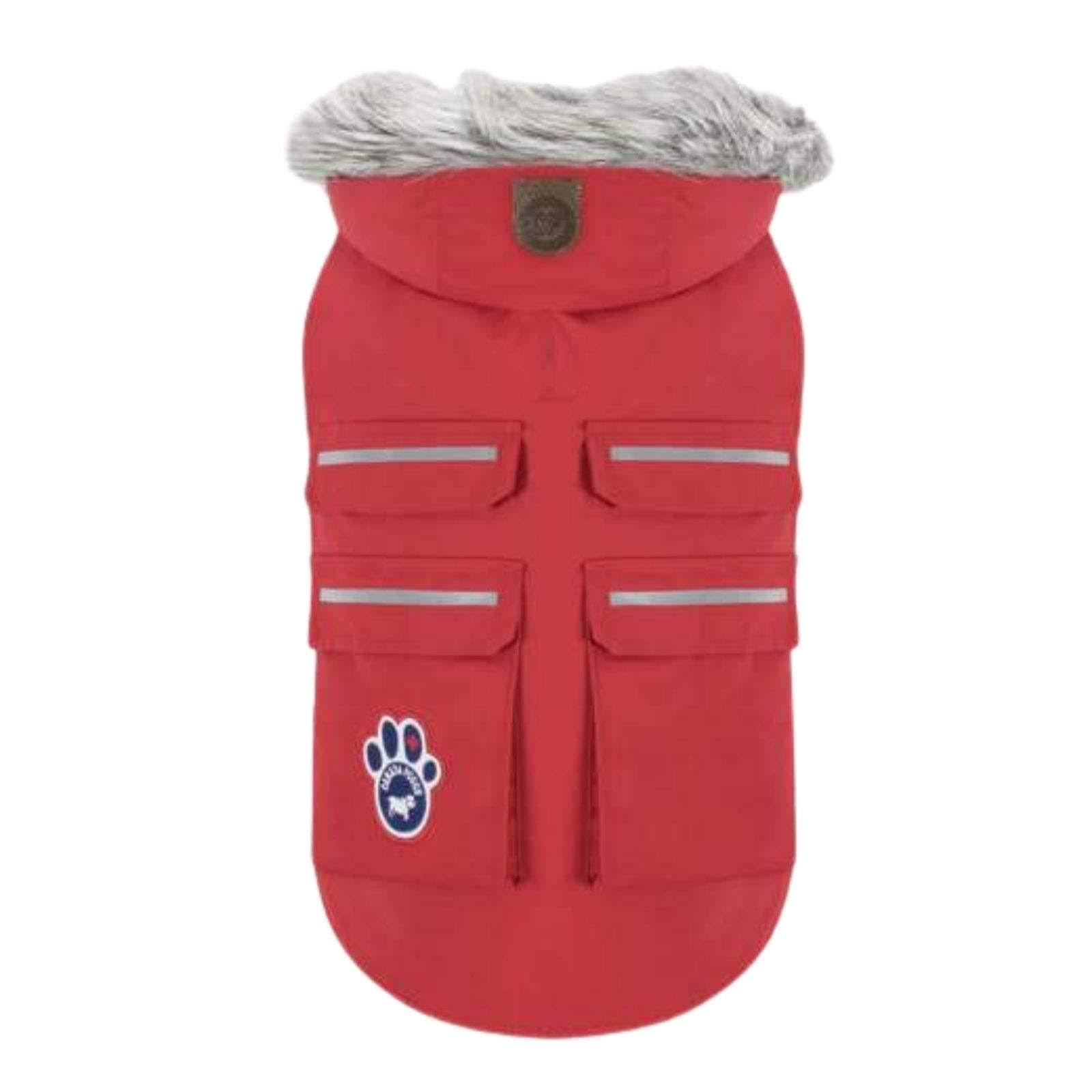 Canada Pooch Everest Explorer Dog Jacket, Red Reflective, 20
