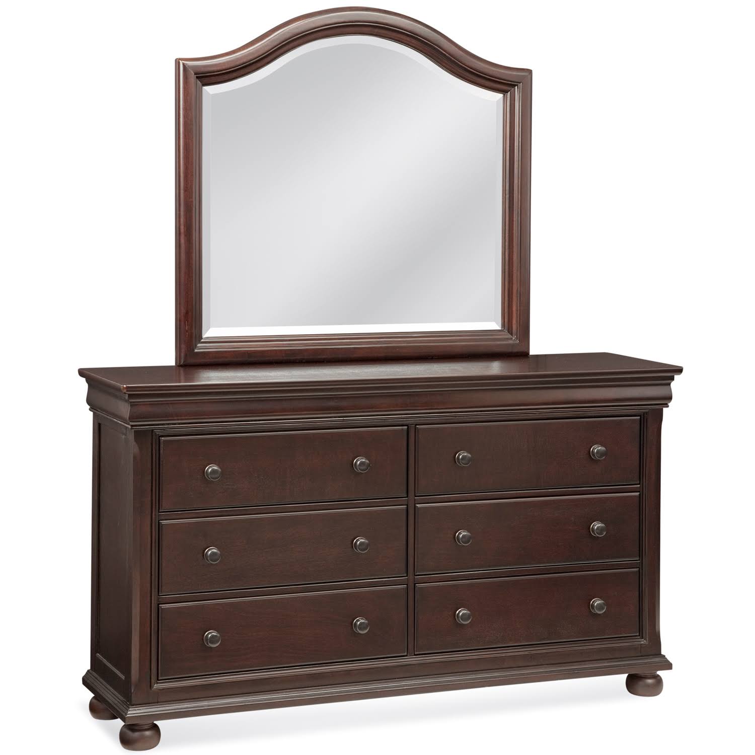 American Woodcrafters Hyde Park 6 Drawer Dresser - Wellnestcares