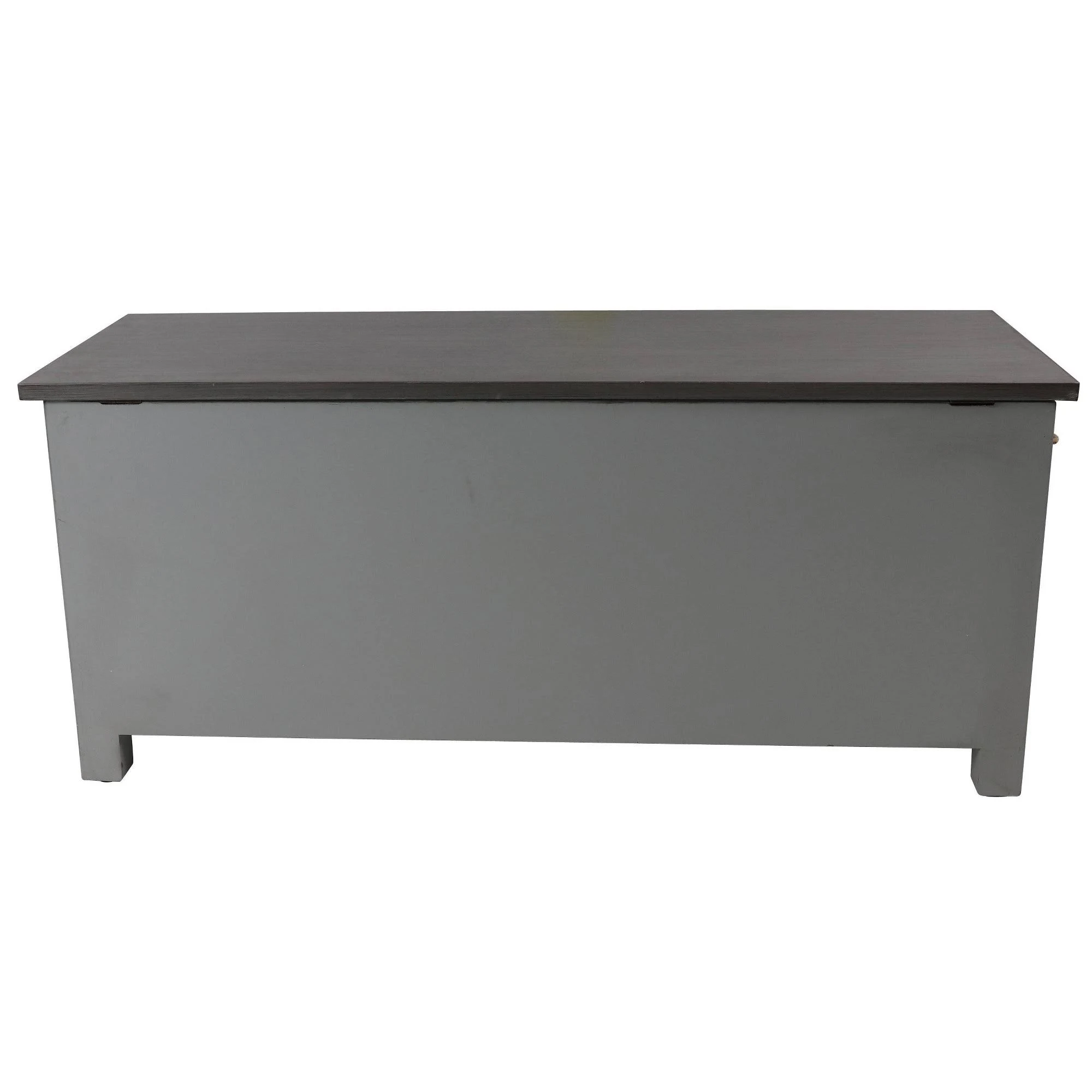 Decor Therapy Lewis LiftTop Storage Bench, Grey Wellnestcares