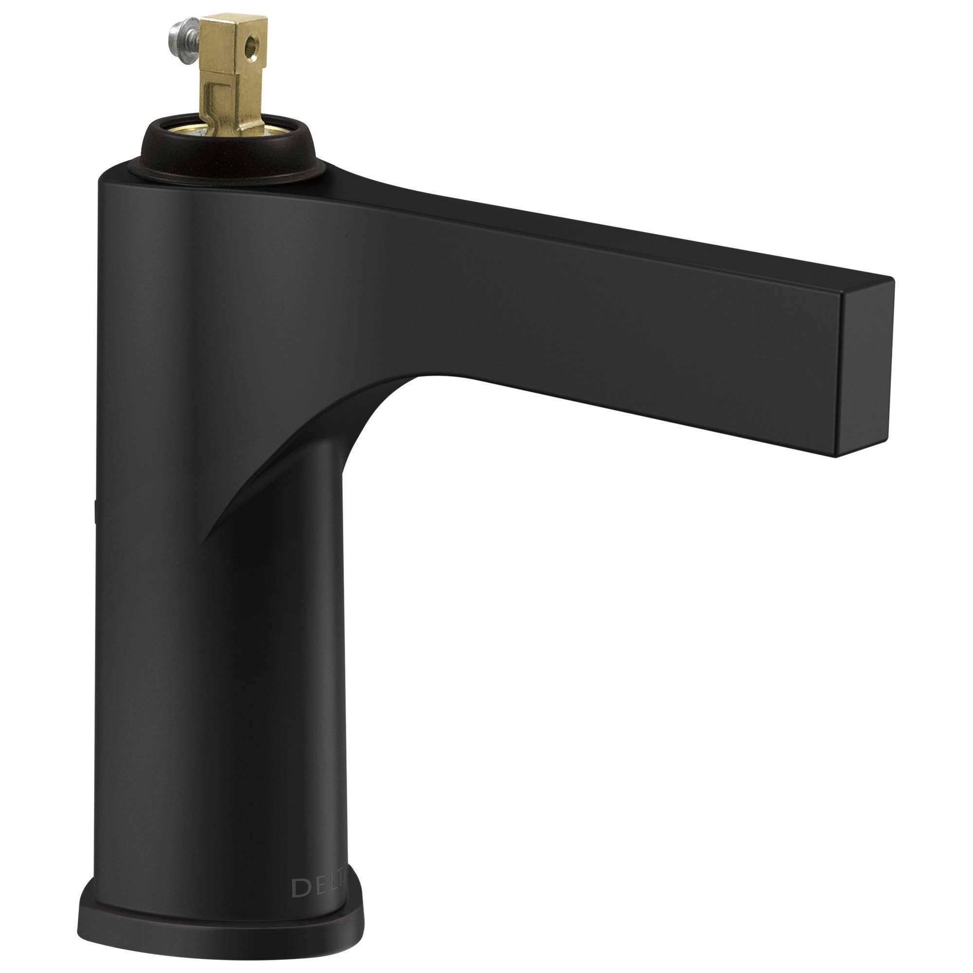 Delta Matte Black Zura 1.2 GPM Single Hole Bathroom Faucet Wellnestcares