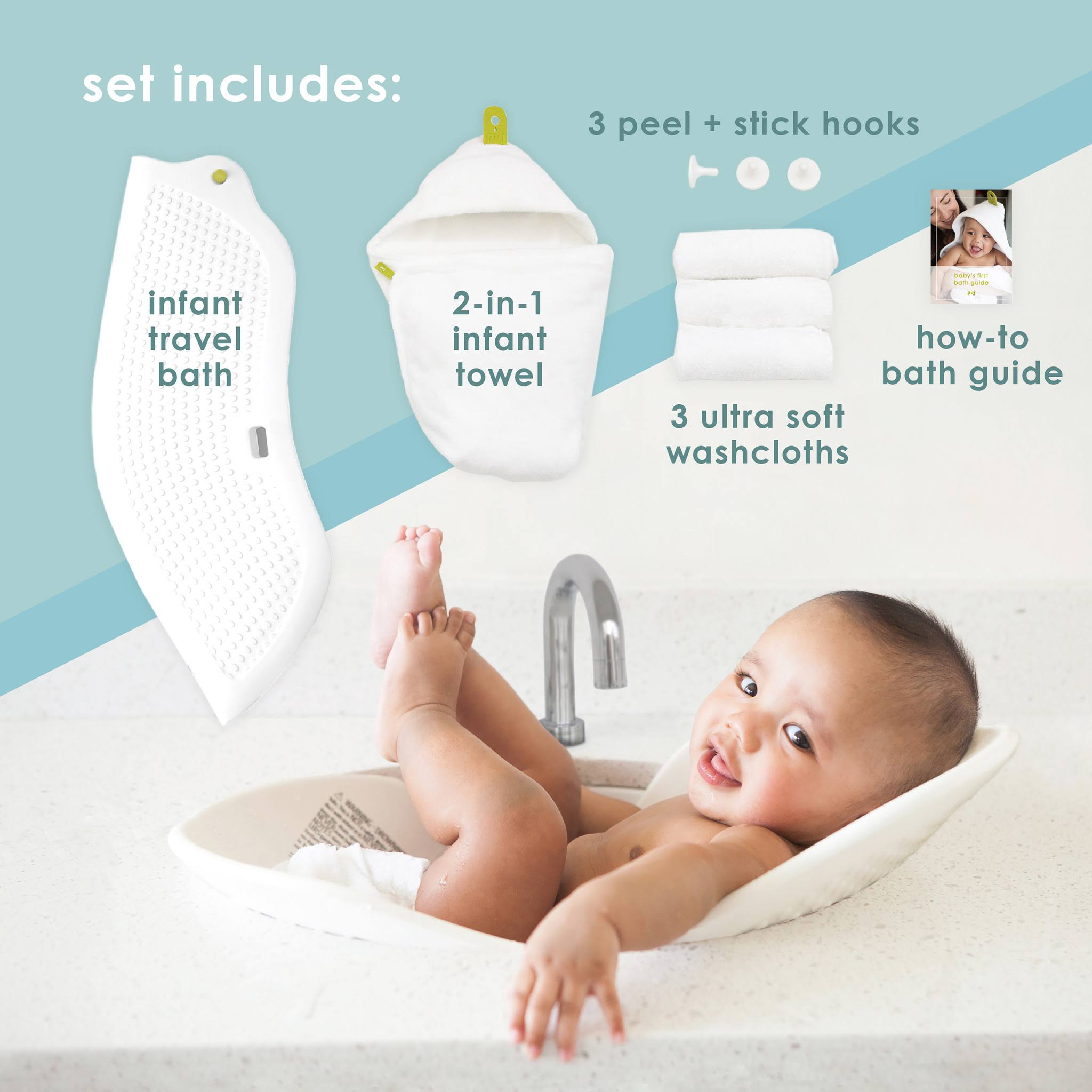 Puj Splash Newborn Bath Set Wellnestcares