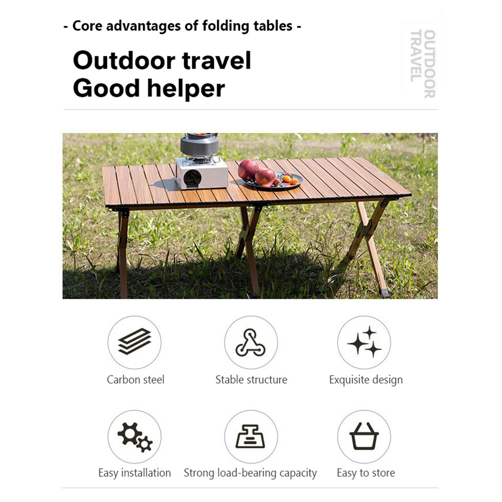 Camping Table Outdoor Barbecue Folding Tables Aluminum Multifunction For Hiking Garden Party Stall Foldable Table Coffee Table