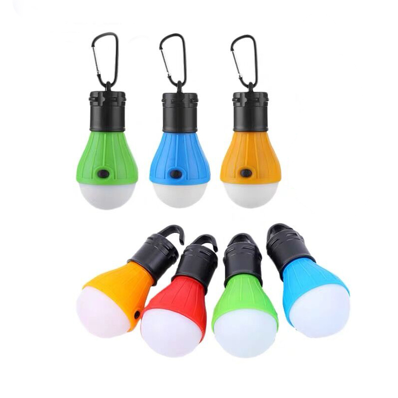 Outdoor tent light cross-border spherical camping light 3led portable hook lighting mini emergency camping signal light
