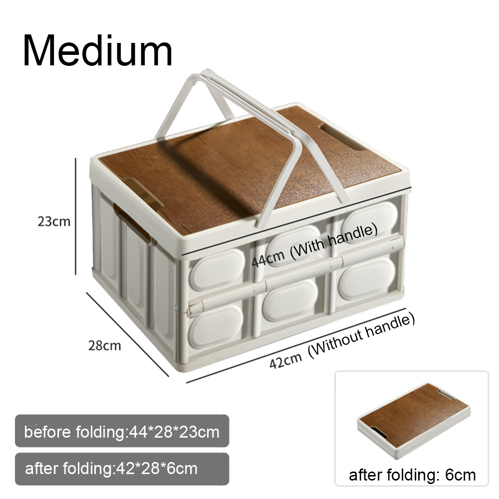 Foldable Storage Box 50L Large Capacity Portable Outdoor Camping Box-Medium