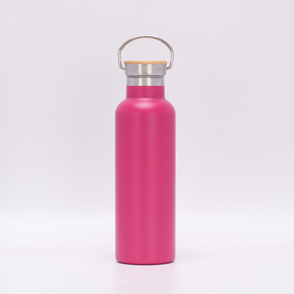 Colorful large mouth sports bottle high quality 304 stainless steel thermos cup outdoor sports water bottle