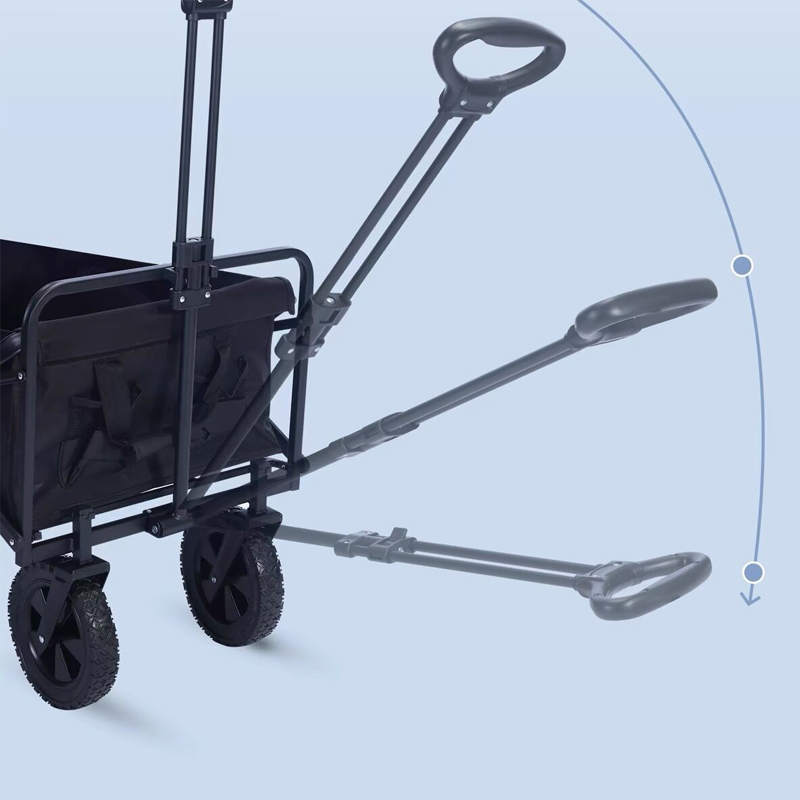 Outdoor Cart Camping Picnic Pull Carts Portable Foldable Adjustable Handcart Hand Push Picnic Trailer