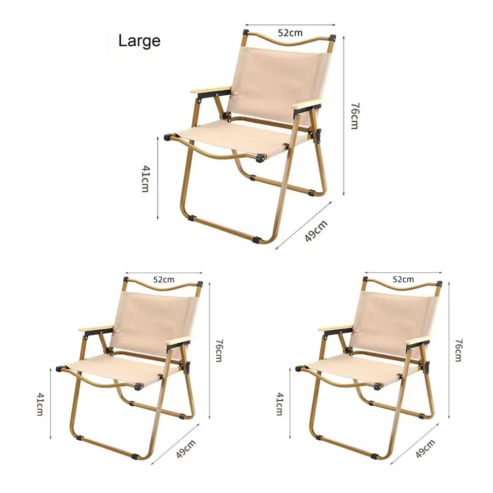 Outdoor portable folding chair fishing folding stool Large Size
