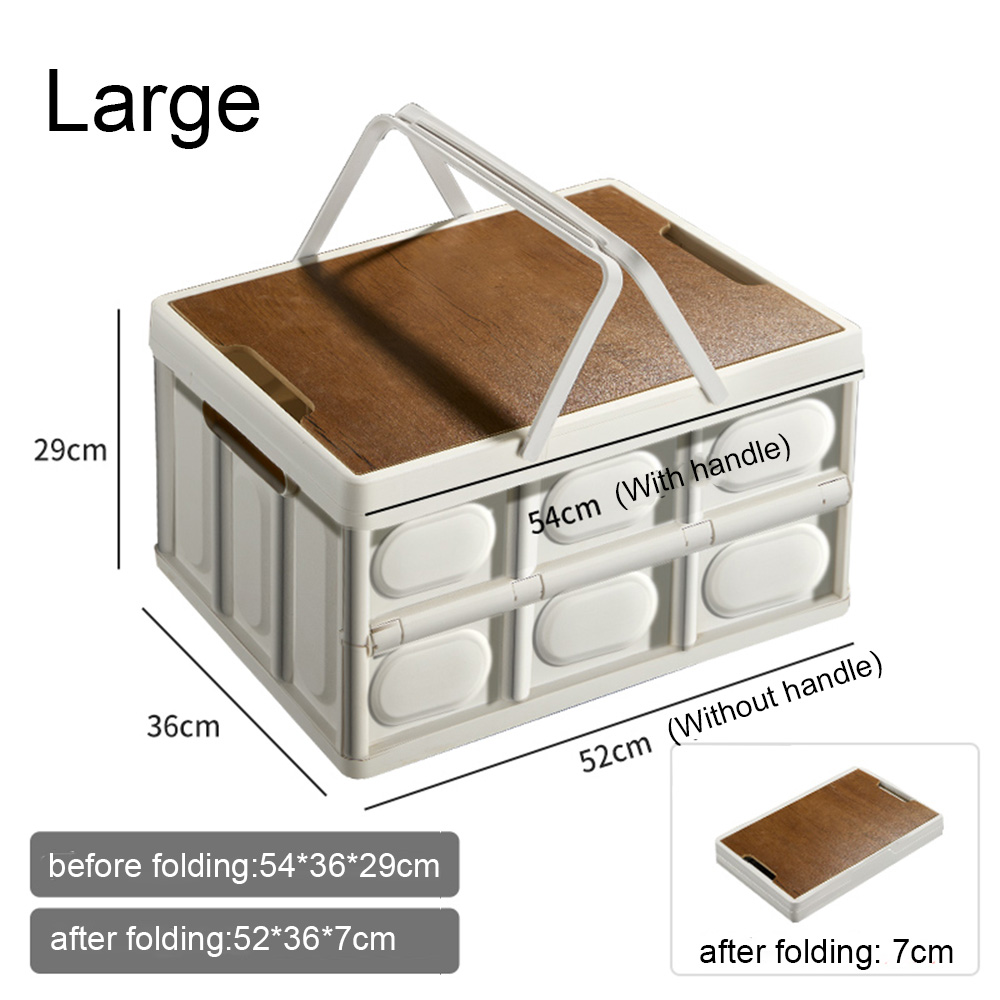 Foldable Storage Box 55L Large Capacity Portable Outdoor Camping Box