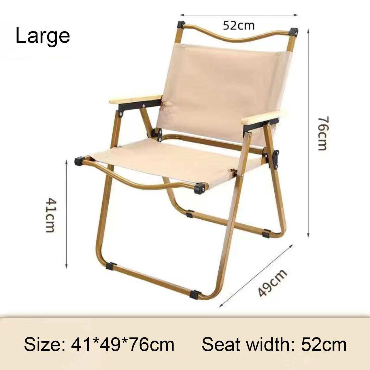 Outdoor portable folding chair fishing folding stool Large Size