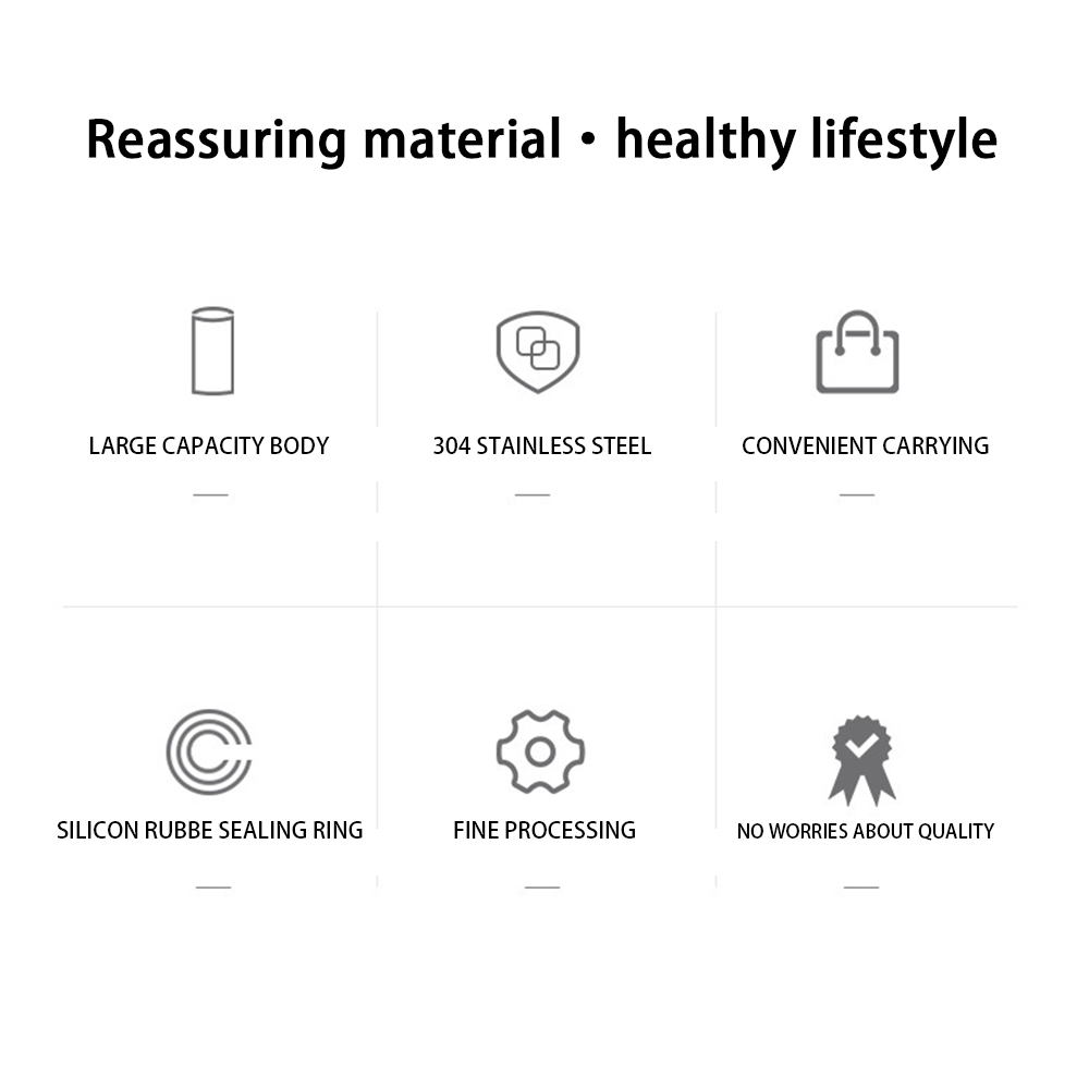 Wholesale large-mouth outdoor sports bottle double-layer stainless steel all-steel kettle steel natural color outdoor portable sports water bottle