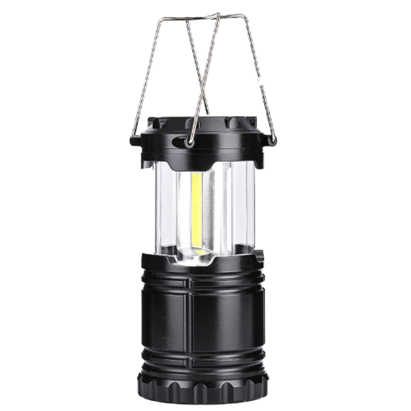 LED Tent Camp lamp Outdoor lighting horse lantern emergency COB camping lamp portable-Black - BVSMAX