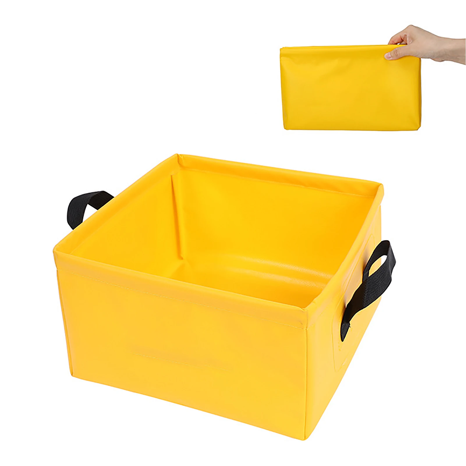 6/12L/24L Water Storage Container Foldable Portable Water Canister with Handle Large Capacity for Fishing Picnic for Home Gardening