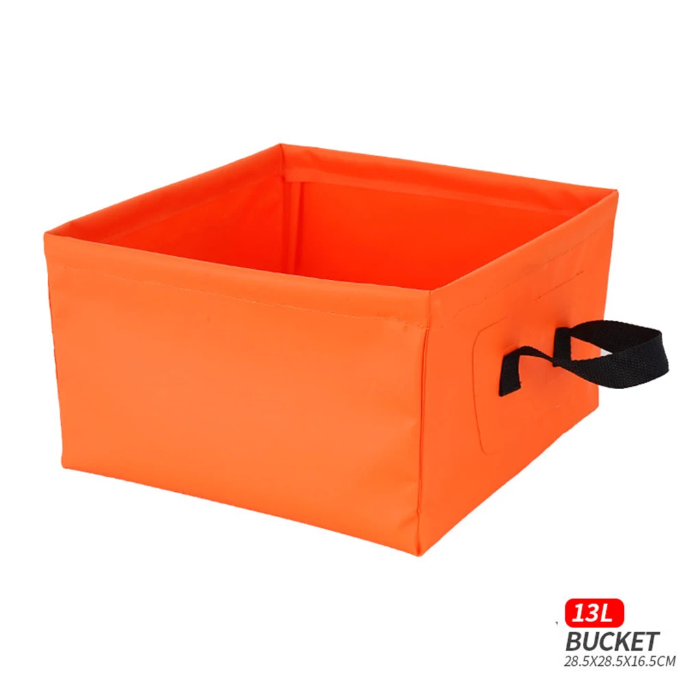12L Plastic Water Container Storage Bag Portable Collapsible Camping Hiking Boating Fishing Folding Ice Bucket