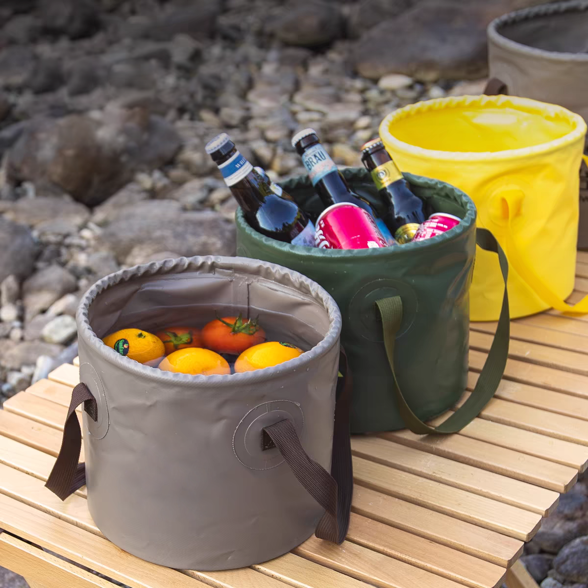 6/12L/24L Water Storage Container Foldable Portable Water Canister with Handle Large Capacity for Fishing Picnic for Home Gardening