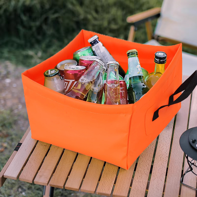 Foldable Bucket Portable Lightweight Sink Portable Lightweight Wash Basin For Outdoor Camping Fishing