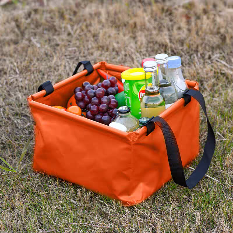 Foldable Bucket Portable Lightweight Sink Portable Lightweight Wash Basin For Outdoor Camping Fishing