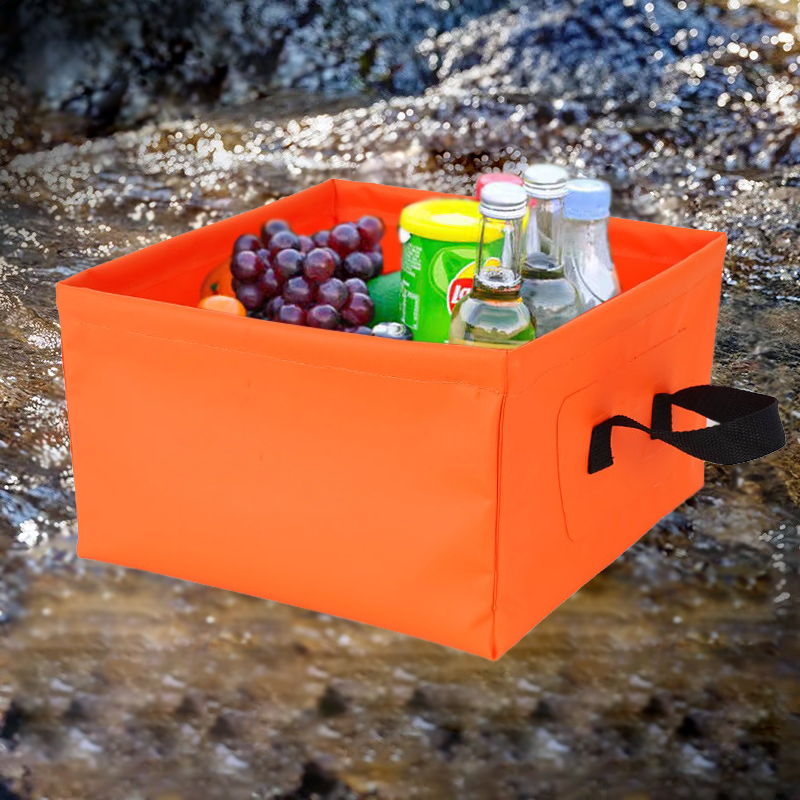 Foldable Bucket Portable Lightweight Sink Portable Lightweight Wash Basin For Outdoor Camping Fishing