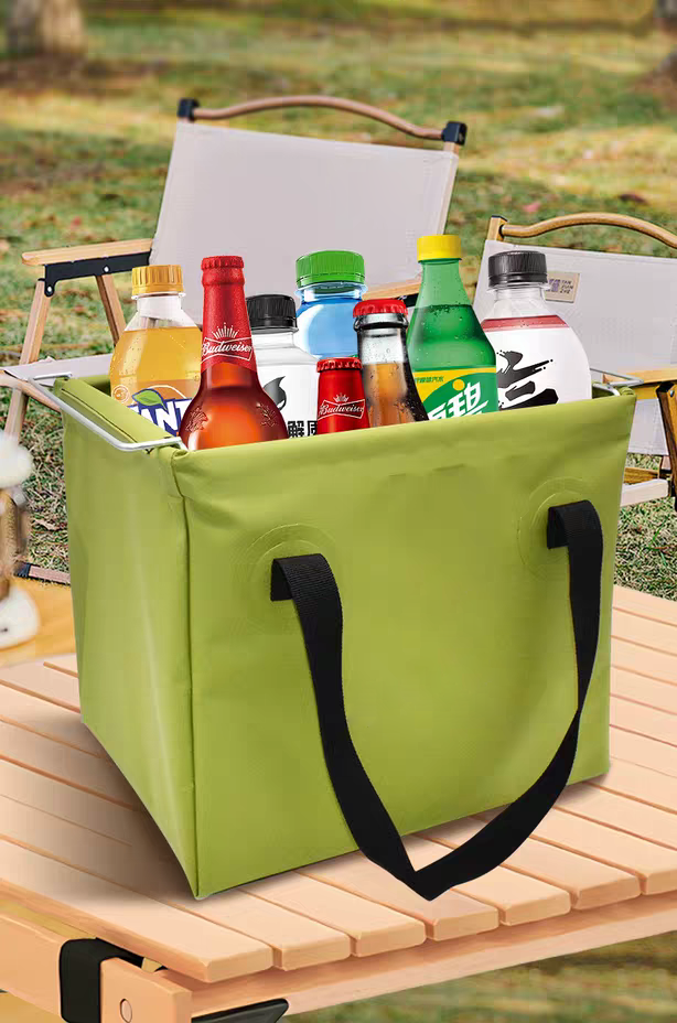 Latest Models PVC Water Bucket Folding Wash Basin Outdoor Kitchen Sink Waterproof Storage Container Stainless Steel Frame